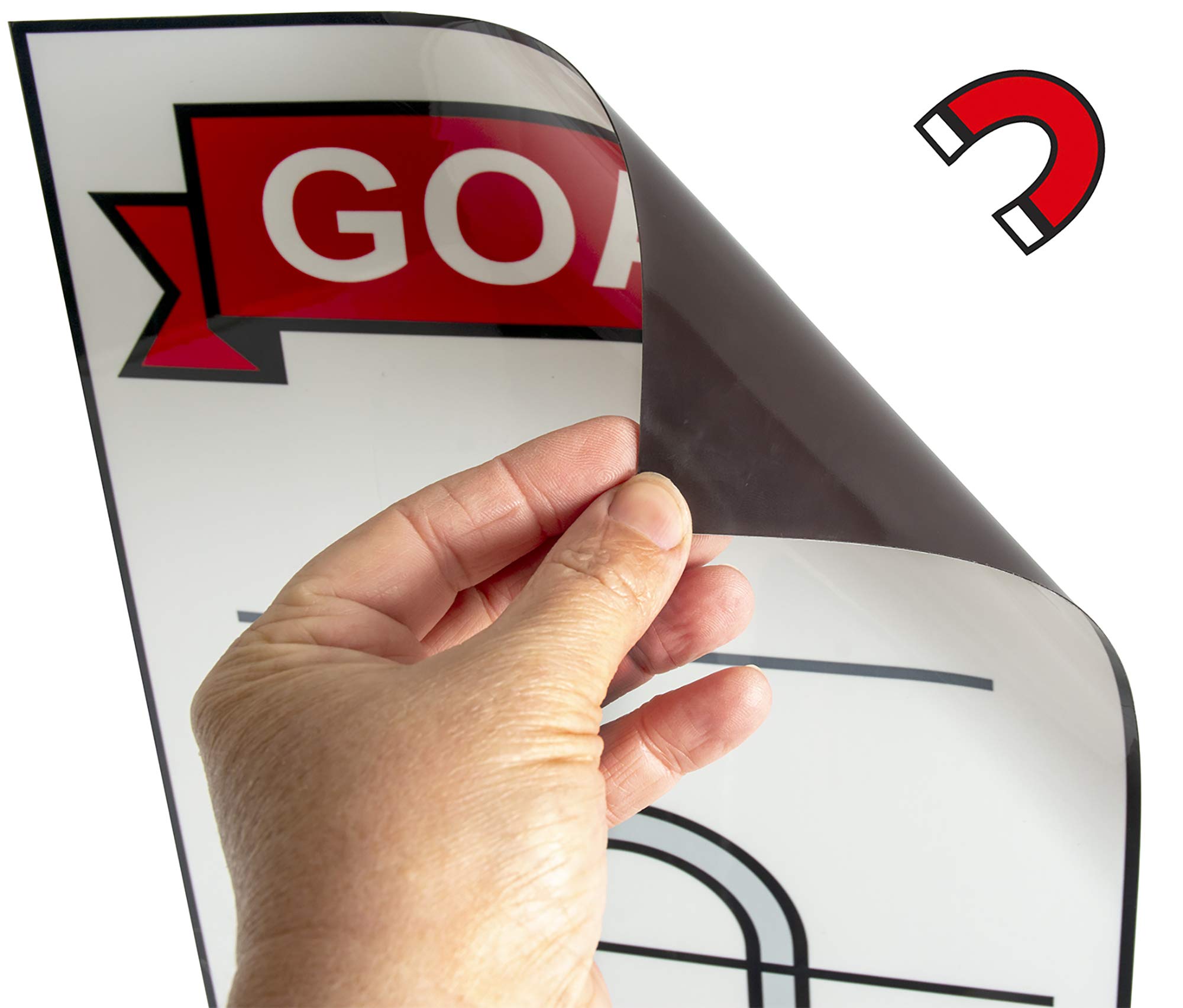 Termometro magnetico per la raccolta dei fondi, 2 pezzi, con eBook