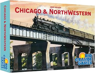 Rio Grande Games: Chicago & Northwestern - Strategic Train Board Game, Build & Invest in Railroads in The Late 1800's, Age 14+, 3-5 Players, 30-60 Min