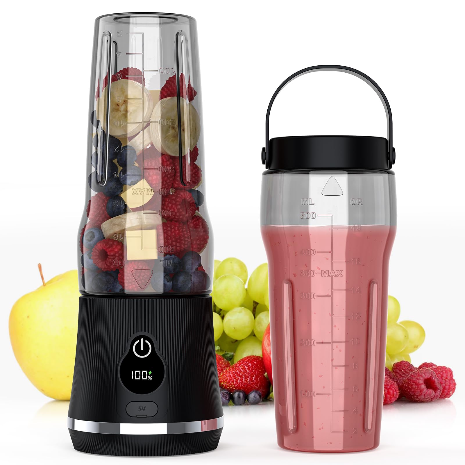 Generic Portable Blender Black