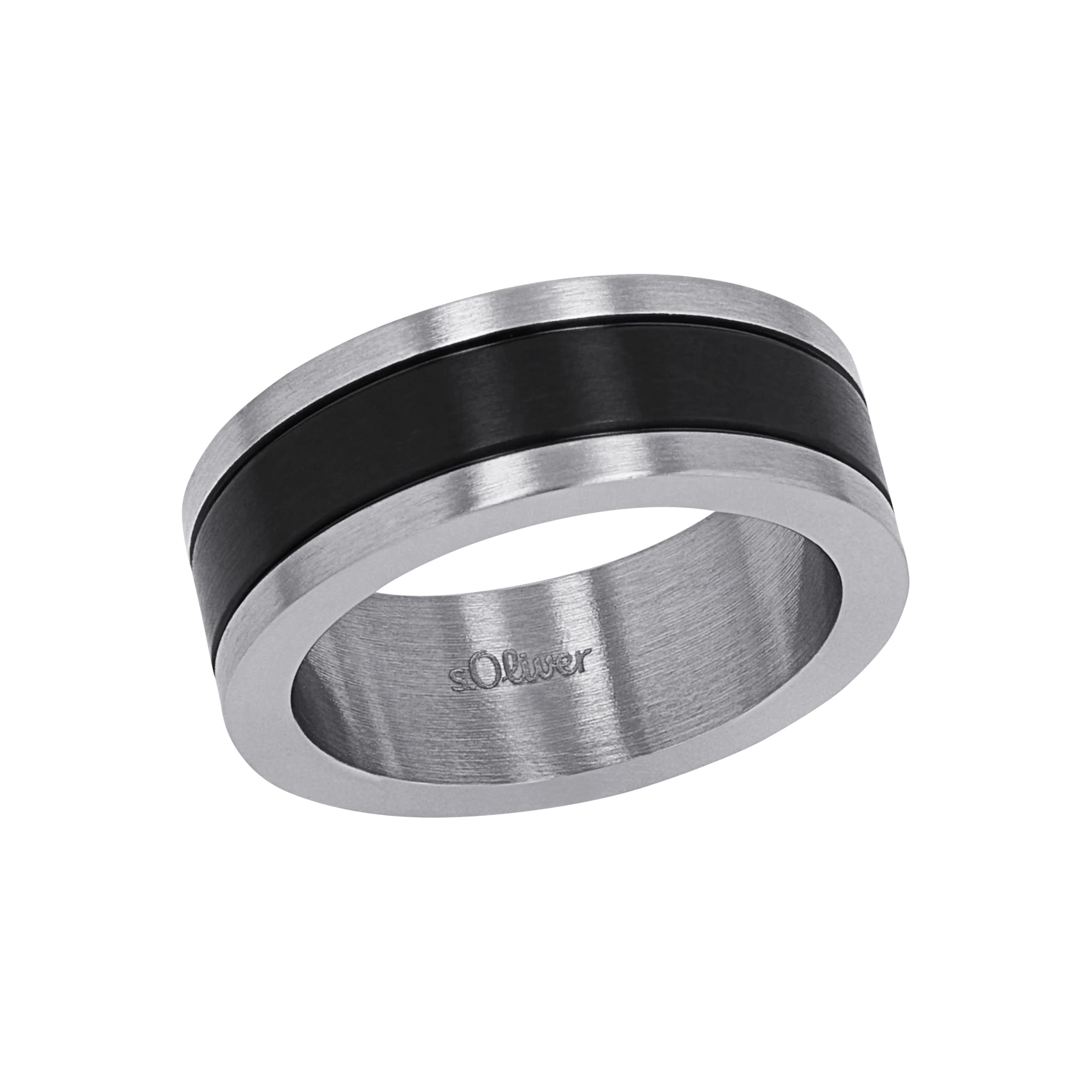 s.Oliver Ring Edelstahl Herren Ringe, Kommt in Schmuck Geschenk Box