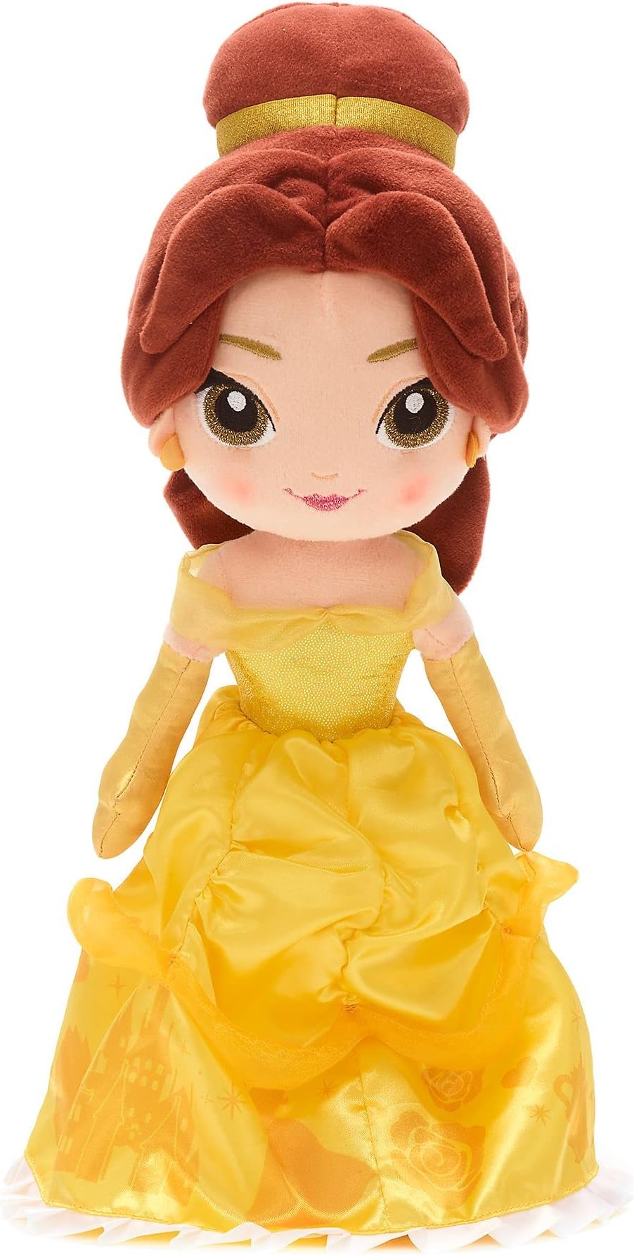 Disney Store Official Belle Soft Toy Doll for Kids, Beauty & the Beast, 36cm/14