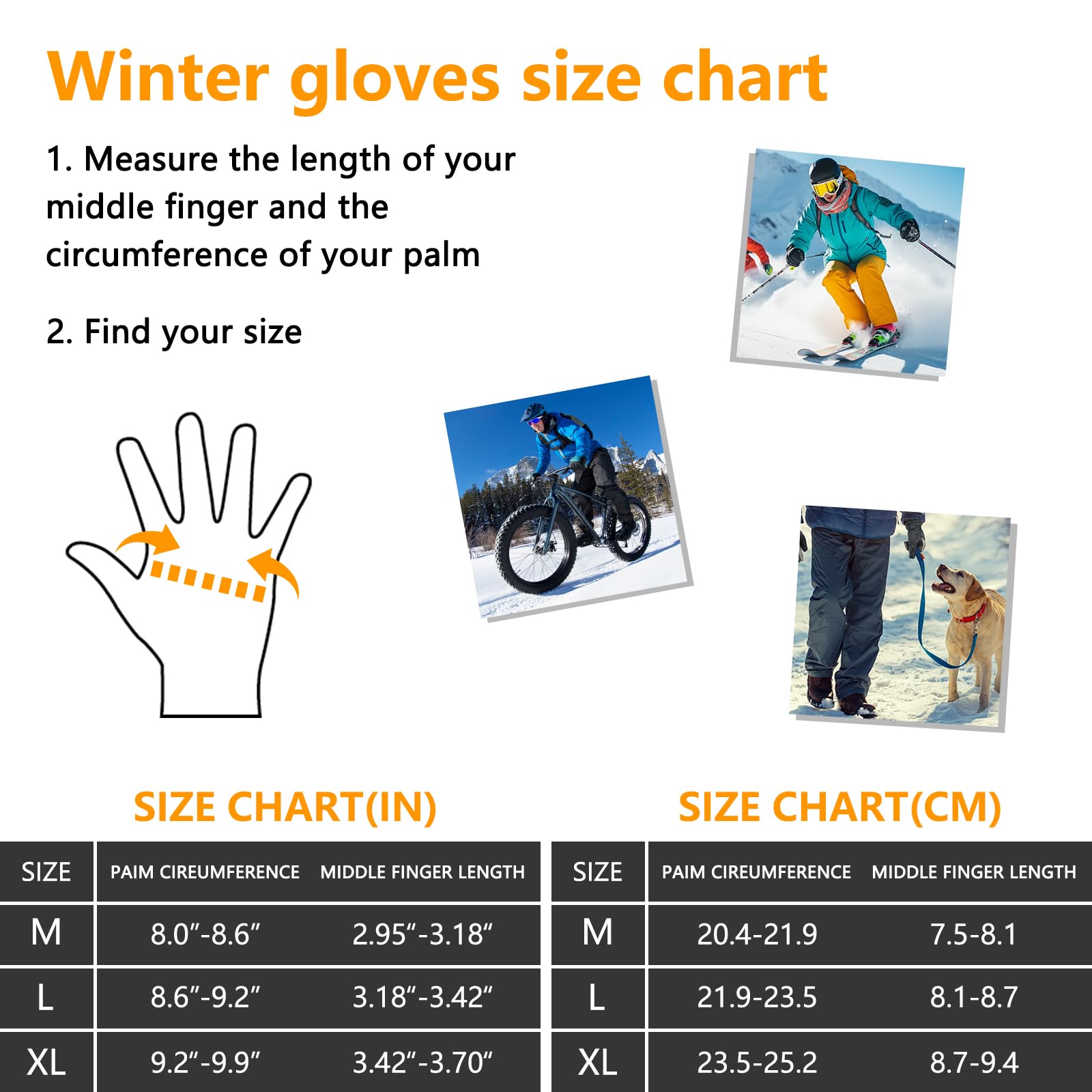 seenlast Gants Chauffants Homme Femme, Gants Chauffants Fins avec Batterie 7,4V 2200mAh Rechargeable, 3 Températures Réglables, Écran Tactile, Heated Gloves Chauffe Mains pour Ski Moto Randonnée