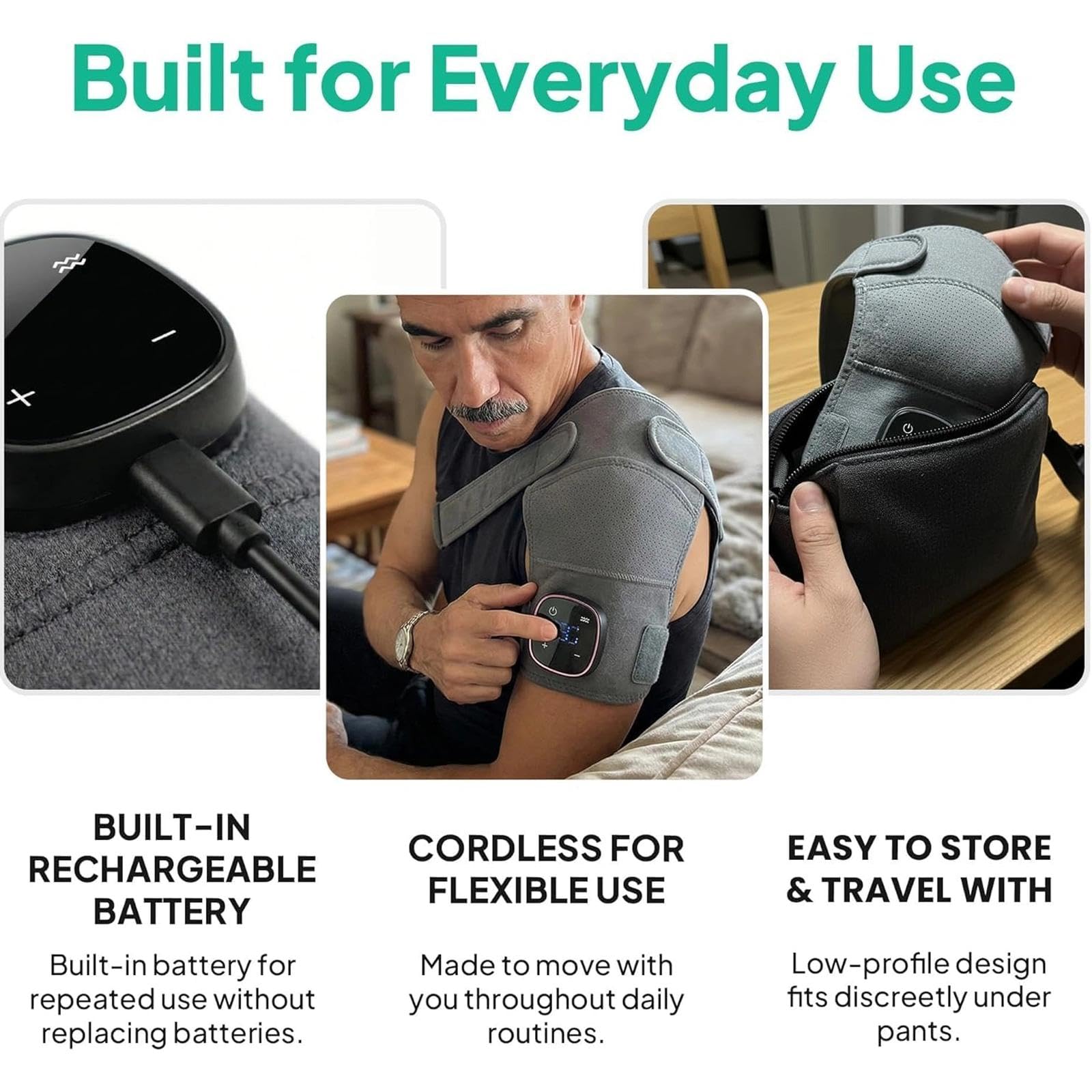 Triple Method Shoulder Massager