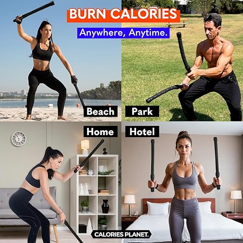 Miniatura 6 de X1 Cuerda de batalla sin cuerda pesada para gimnasio en casa, entrenamientos HIIT, entrenamiento cardiovascular de bajo impacto