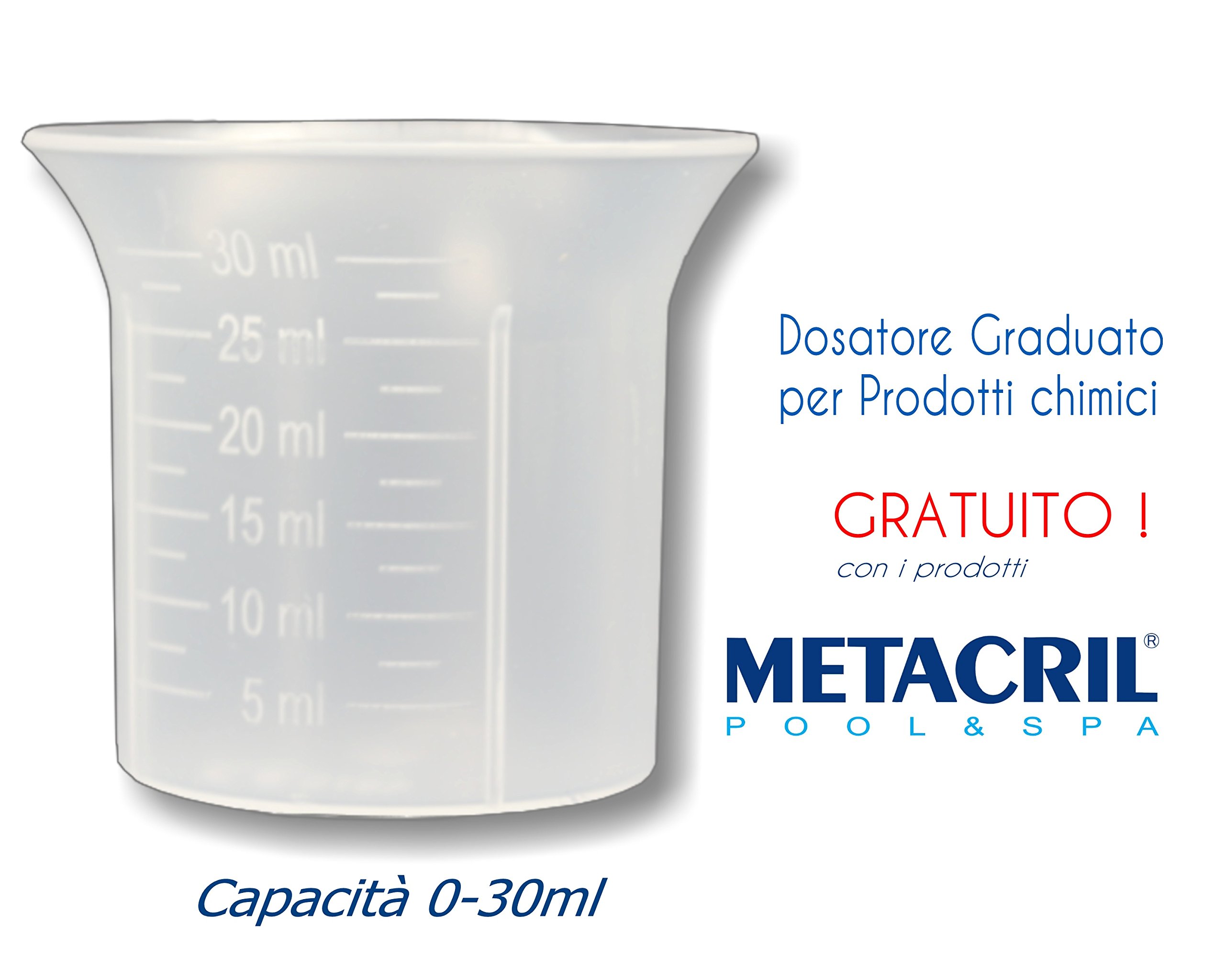 Metacril Easy Kit Cloro, Trattamento Completo per Piscina e Spa - 3 Kg | a Base di Cloro, in Pastiglie da 20 gr, per Piscina e Spa Idromassaggio di Tutte le Marche
