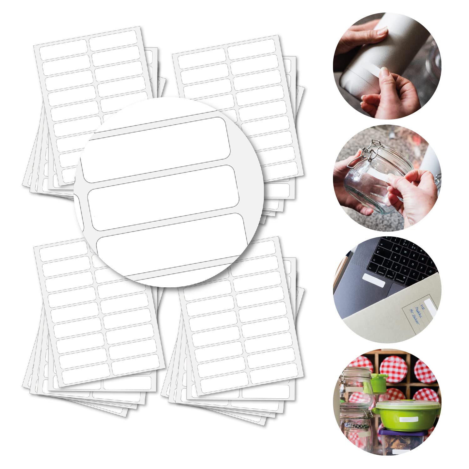 REDBERRYAll Purpose Household Labels (360)