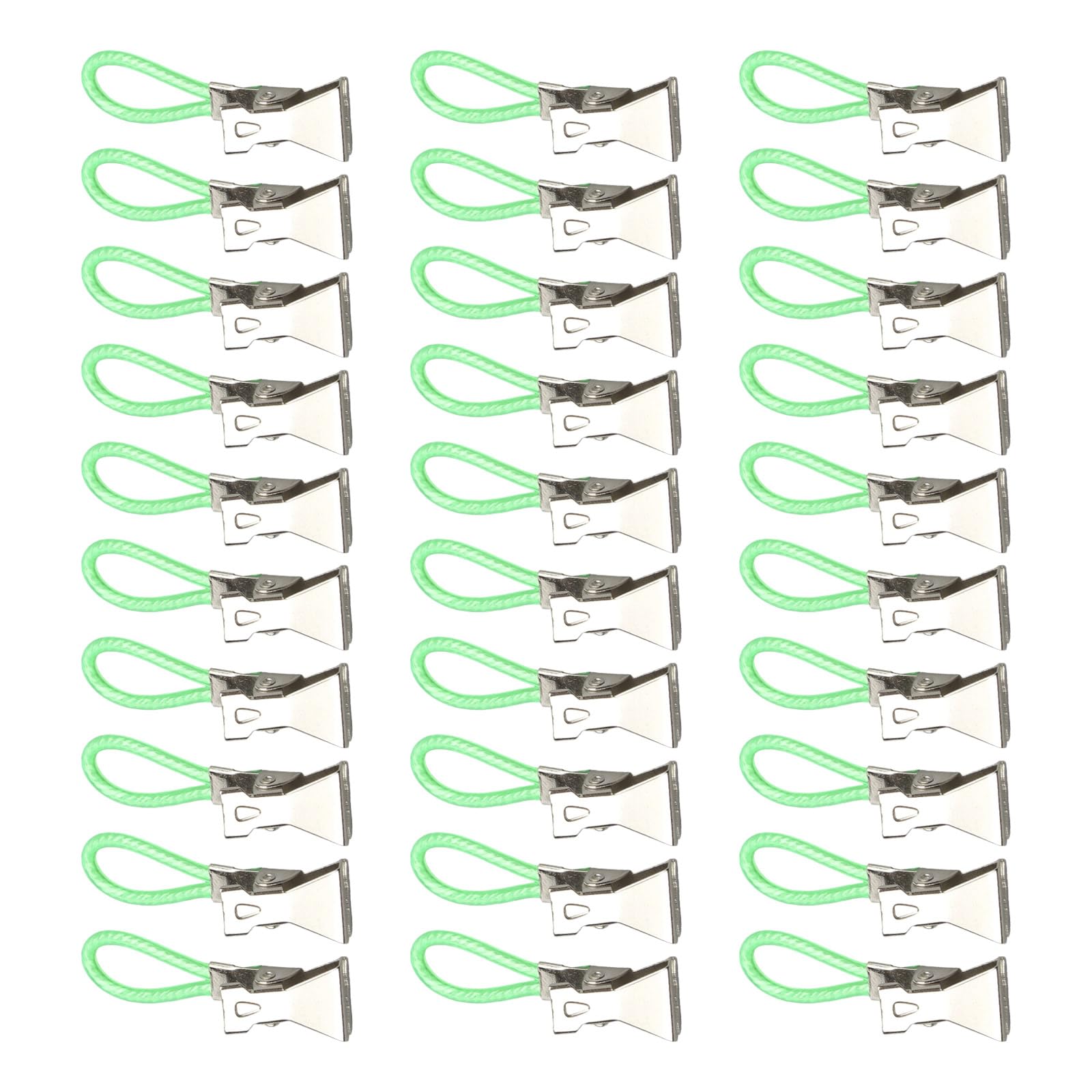 Buxuaaaa Green Towel Hooks For Bathrooms, Towels Holder Rustproof Bathroom Organizers For Space-Saving Hanging (30-Pack) Lightweight Towel Fastener