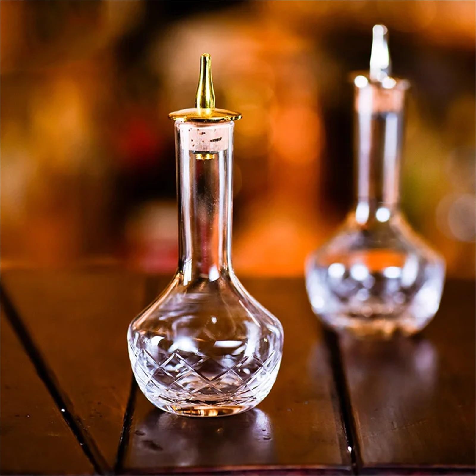 Bouchons à vin 6 pièces goutteur liqueur Dasher hauts outil de barre for garder le Champagne frais(Gold)