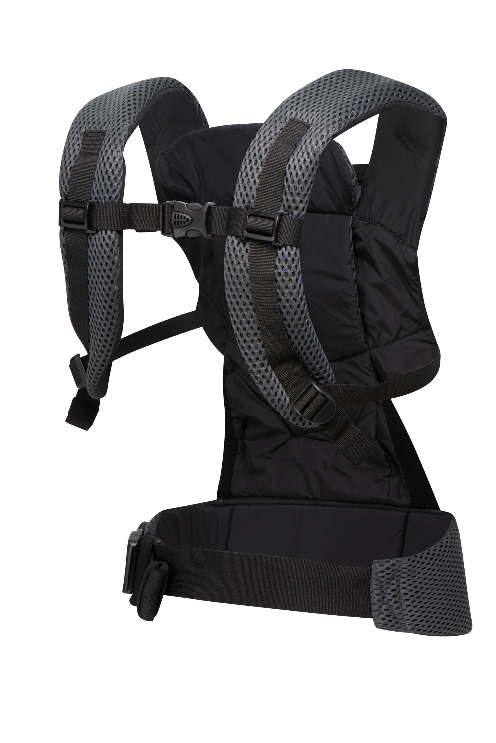 Portabebés ergonómico Dooky Urban Comfort (adecuado desde el nacimiento 0-3 años y 3,5-15 kg, ideal como primeros auxilios para el bebé, tres opciones de transporte diferentes), Grey sapphire