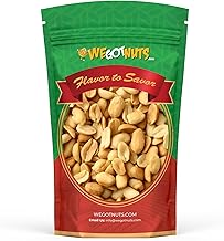 Roasted Unsalted Peanuts 5 Pounds (80oz) By We Got Nuts – Premium Quality Kosher Peanut – Healthy & Natural Rich Flavor Snack – Great For DIY Homemade Peanut Butter – Air-Tight Resealable Bag Package