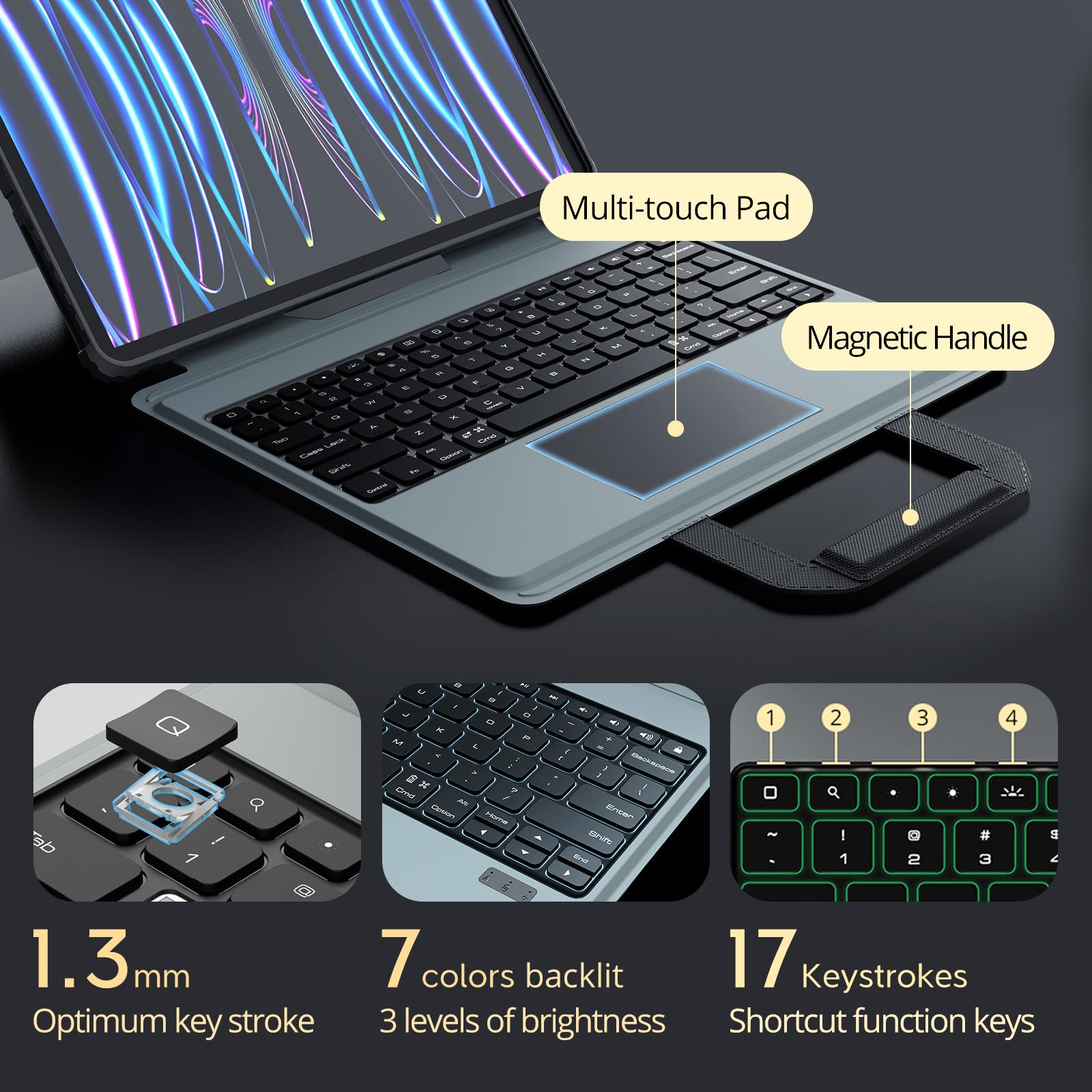 Amazon.co.jp: Nillkin iPad Air 13インチケースキーボード キャリー