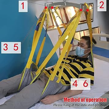 Lift Sling for Toileting, Transfer Sling for Patients Shower Bath,Large Toileting Sling,Lift Sling for Elderly Bariatric, Large