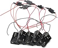 Vista 1 de Caja de plástico con interruptor de encendido/apagado, cables de cable (12 pulgadas), 5 unidades para control remoto, automóvil, electrónica