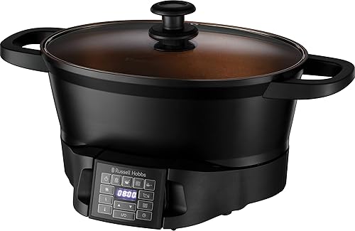 Russell Hobbs Multicooker 6,5 litri 8 Funzioni di Cottura Tra Cui Cottura Lenta, a Vapore, Cuociriso, Sottovuoto, Arrosto, Display Digitale, Pentola Lavabile in Lavastoviglie 28270-56