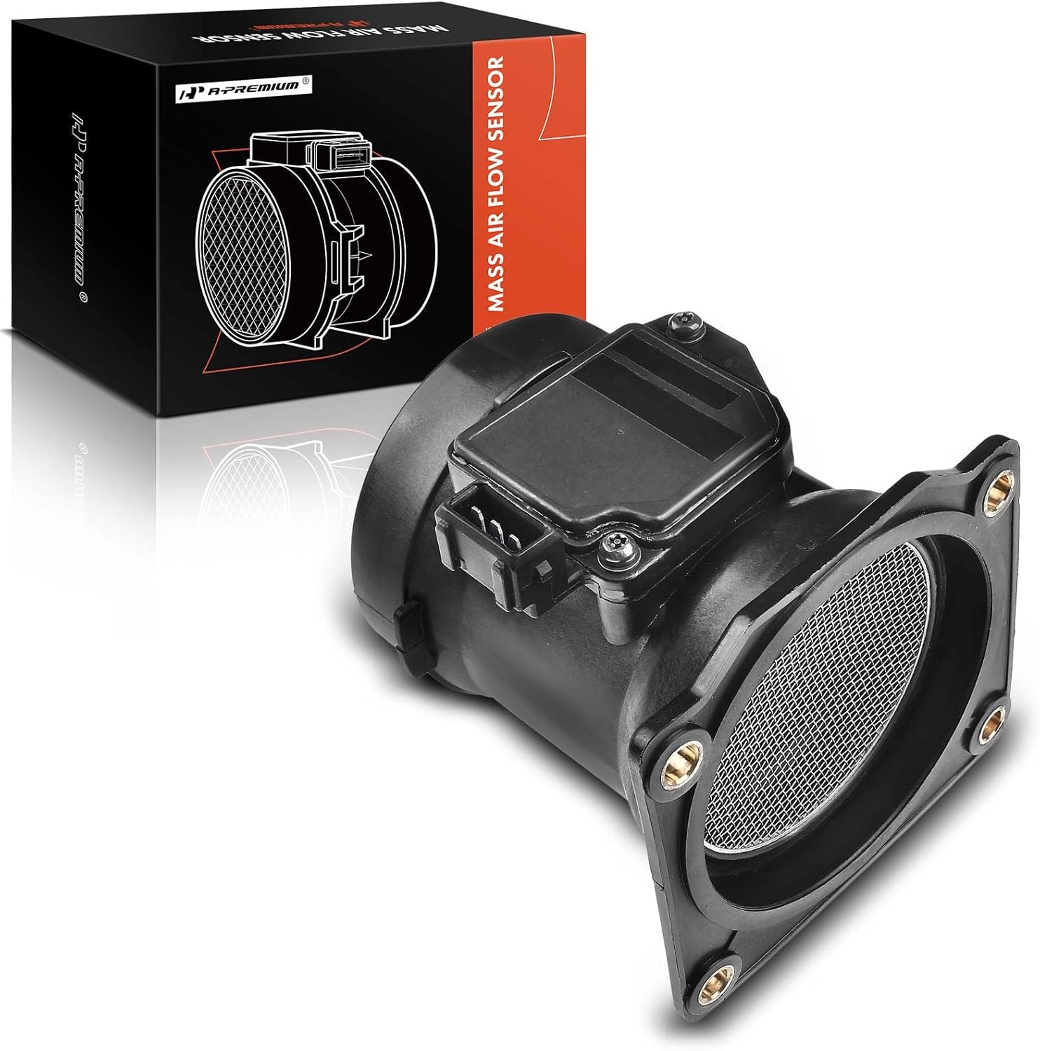 A-Premium Mass Air Flow Sensor Compatible with Volkswagen Passat Audi A4 A6 A4 Quattro 1998-1999 A6 Quattro 1998-2000 V6 2.8L Petrol