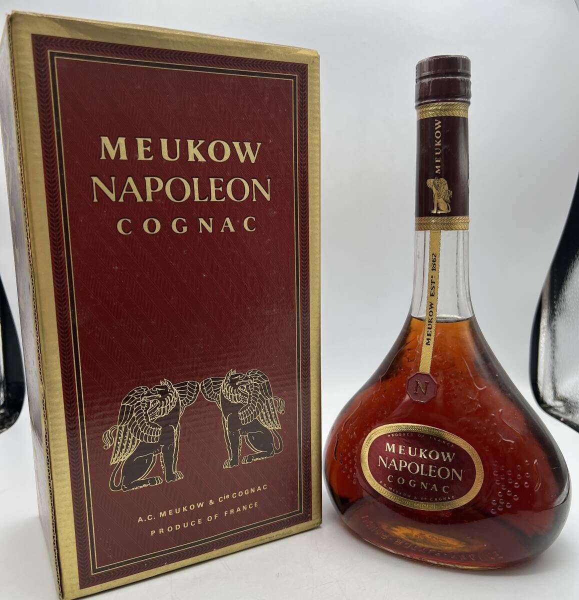 Amazon.co.jp: i2581A 未開栓MEUKOW NAPOLEON COGNAC ミュコー