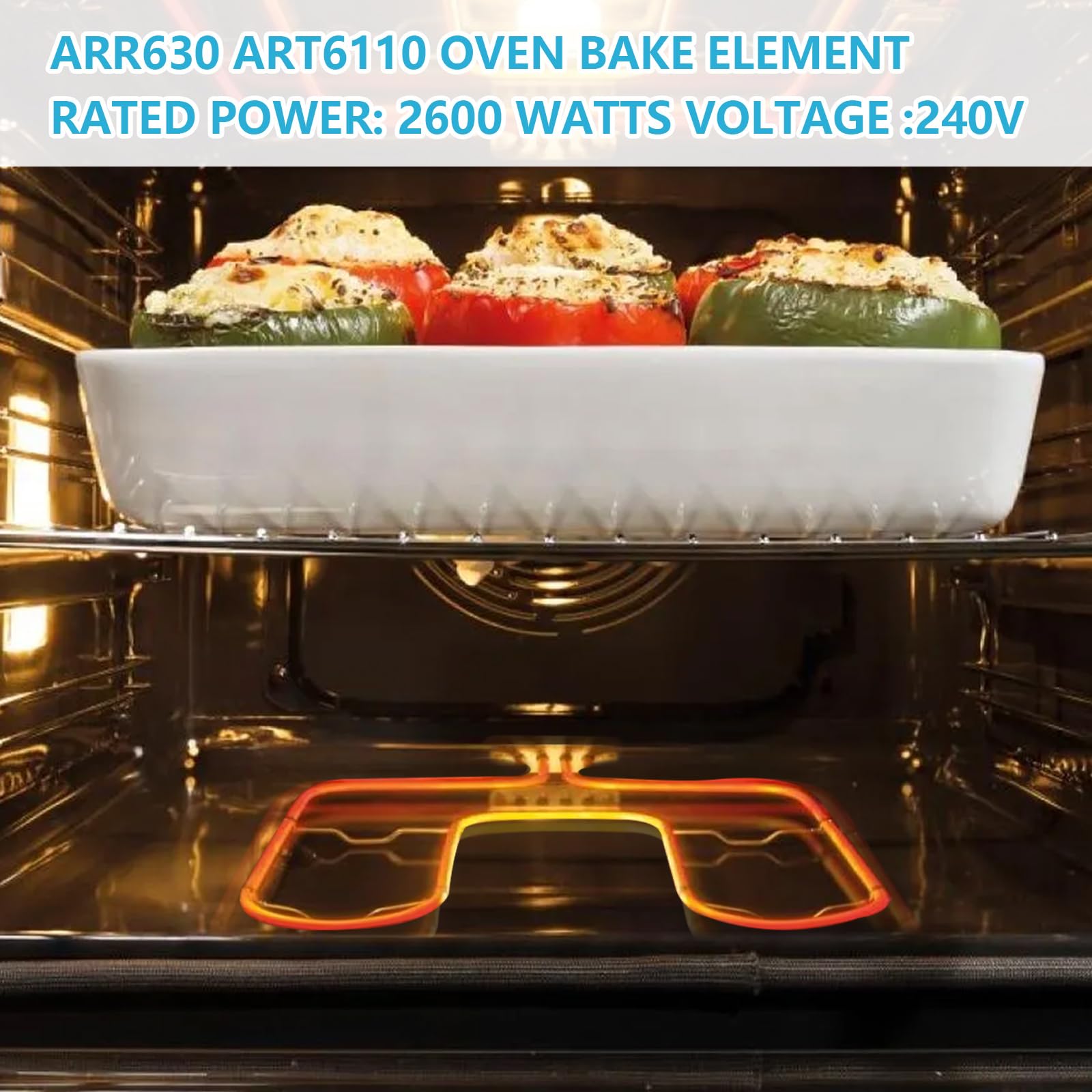 Kenmore 362 Series Bake Element Lower Bake Heating Element For Kenmore ...