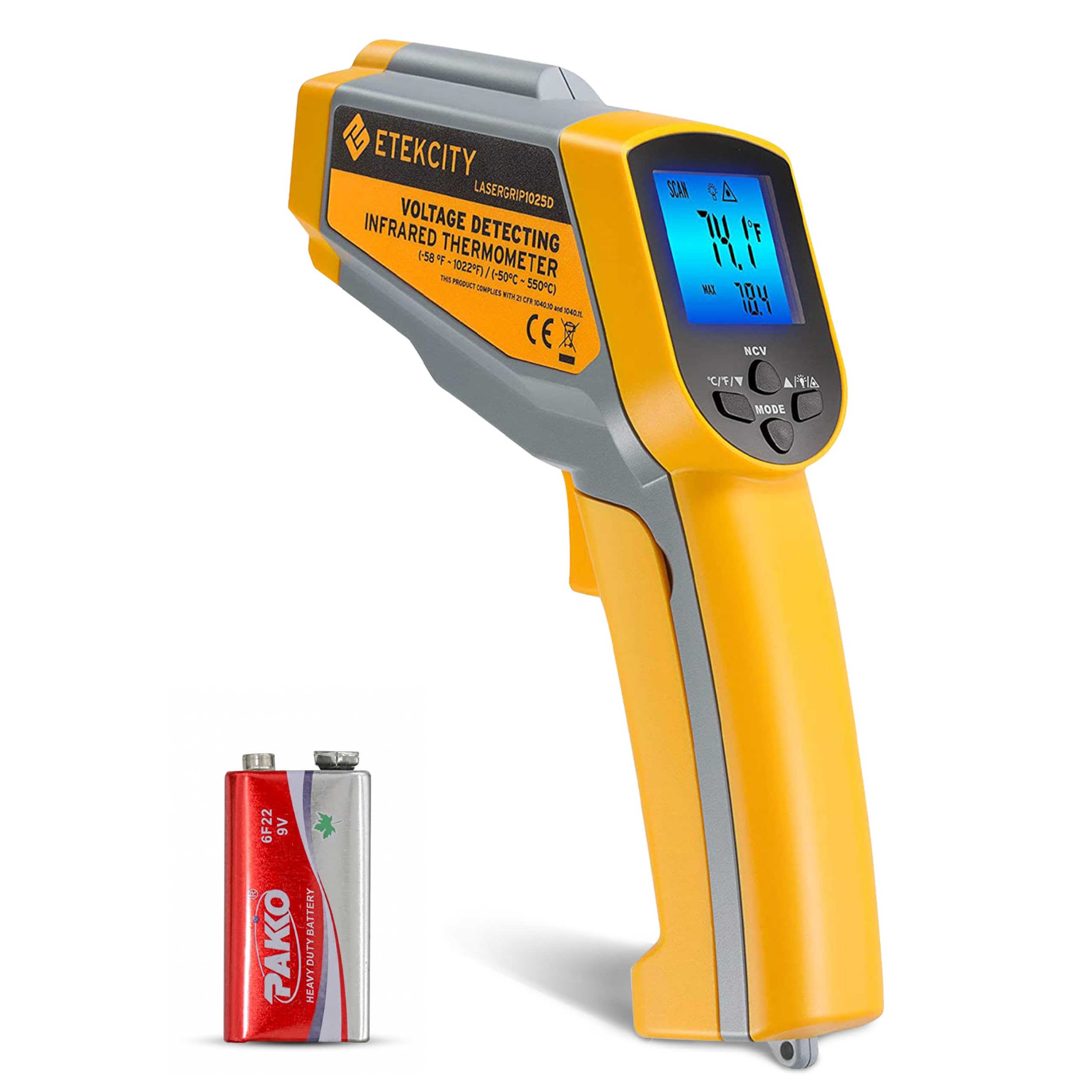 Amazon.com: Etekcity Infrared Thermometer 1025D (Not for Human