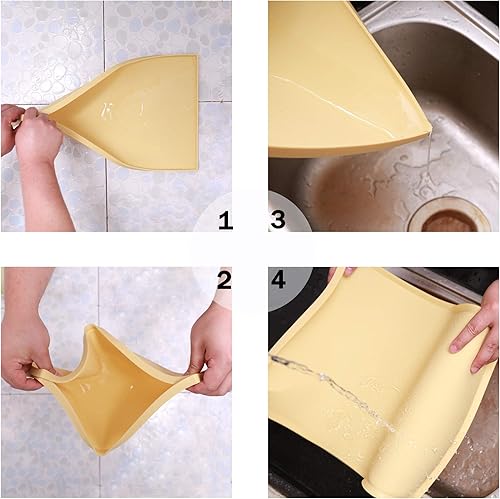 Miniatura 6 de Hubulk Dog Feeding Mat,100% Waterproof BPA Free Silicone Pet Food and Water Bowl Placemat,Dishwasher, High Raised Edge to Prevent Spills,Nonslip