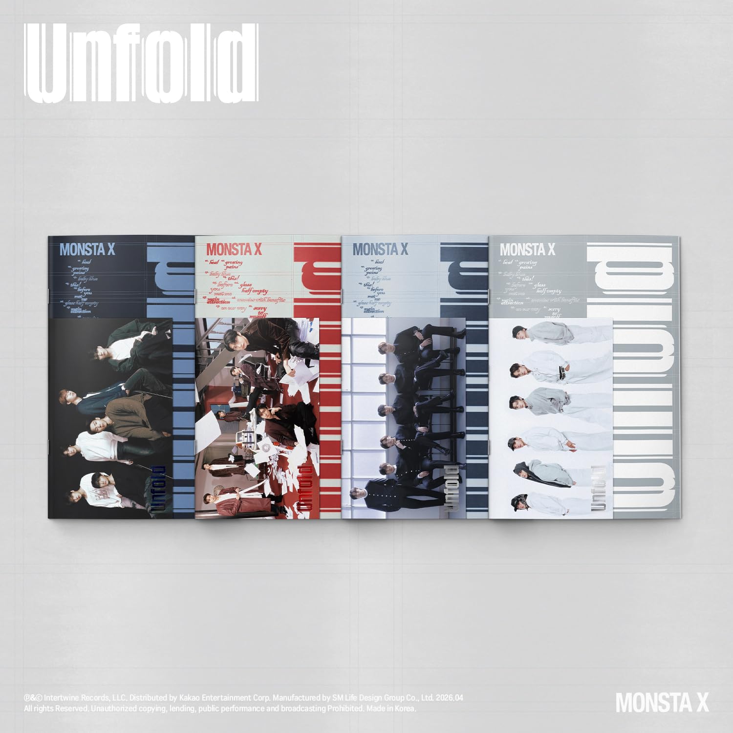 Amazon.co.jp: MONSTA X [Unfold]（韓国盤）【正規輸入盤】: ミュージック