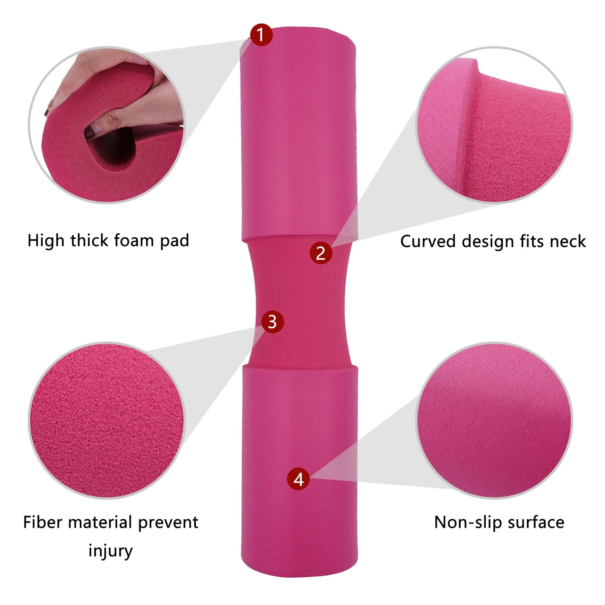 9-częściowy zestaw do ćwiczeń z opaskami na pośladki | Wielopoziomowy zestaw opasek na booty(Pink)