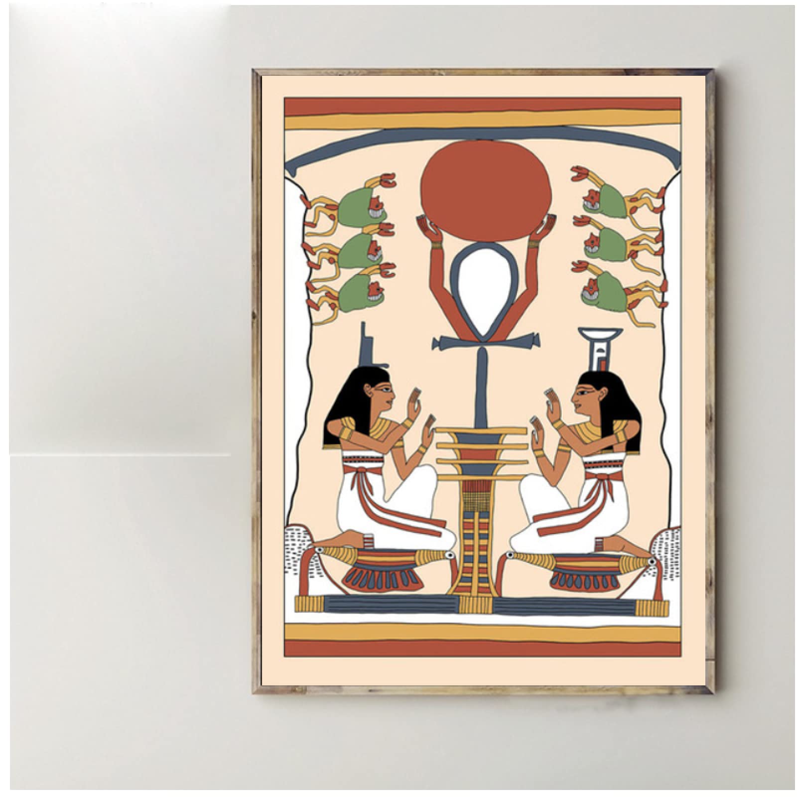 Amazon｜BXCBXDBXCD 古代エジプトのポスターヴィンテージキャンバス