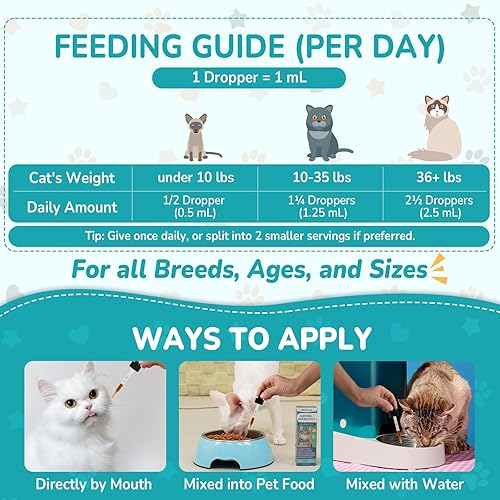 Miniatura 5 de Antibióticos para gatos, antibiótico natural para aliviar la alergia, salud del tracto urinario, alivio de picazón y cuidado de la digestión, alivio