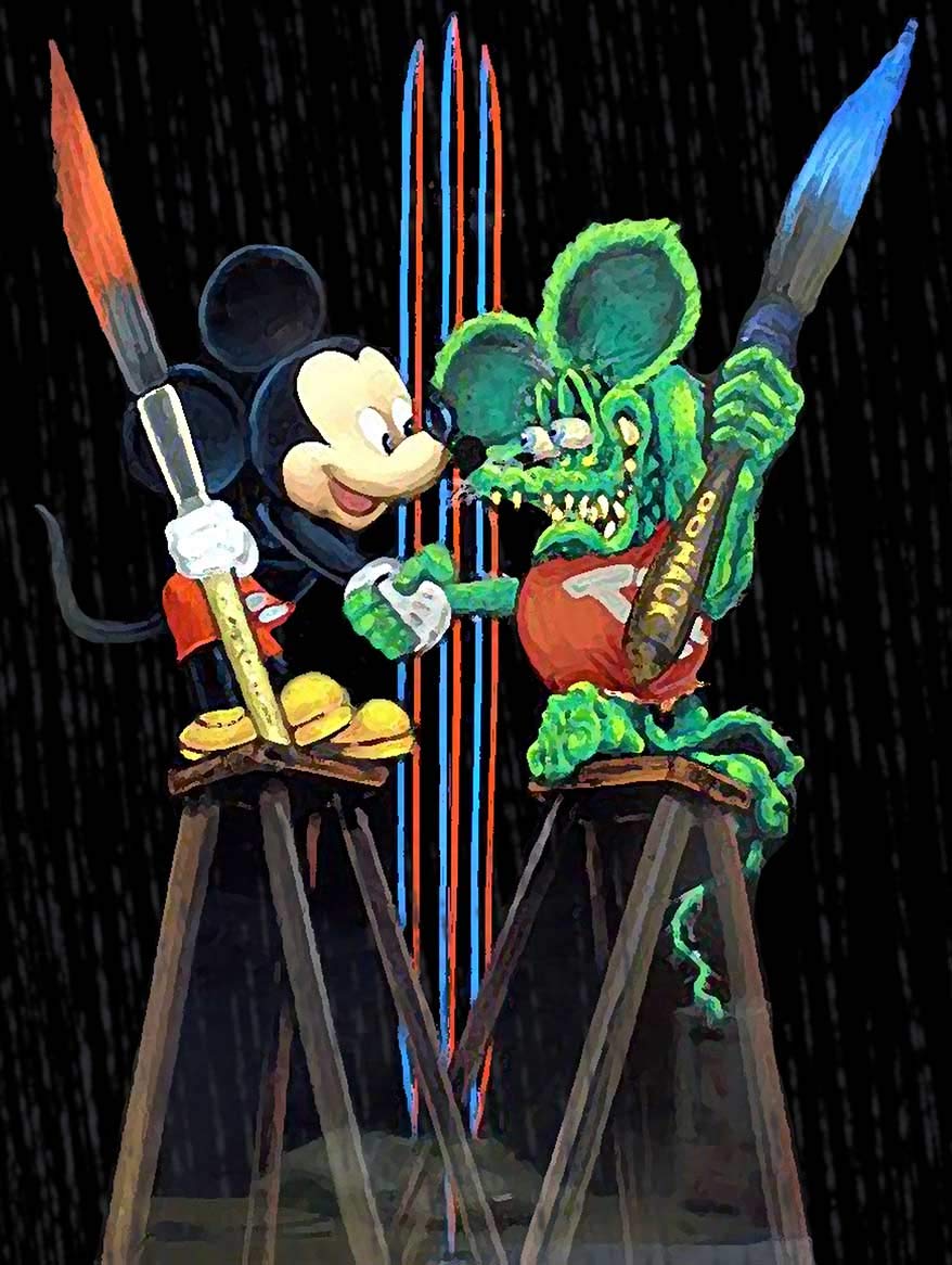 Amazon.com: American Collectibles Rat Fink and the Mouse Partners