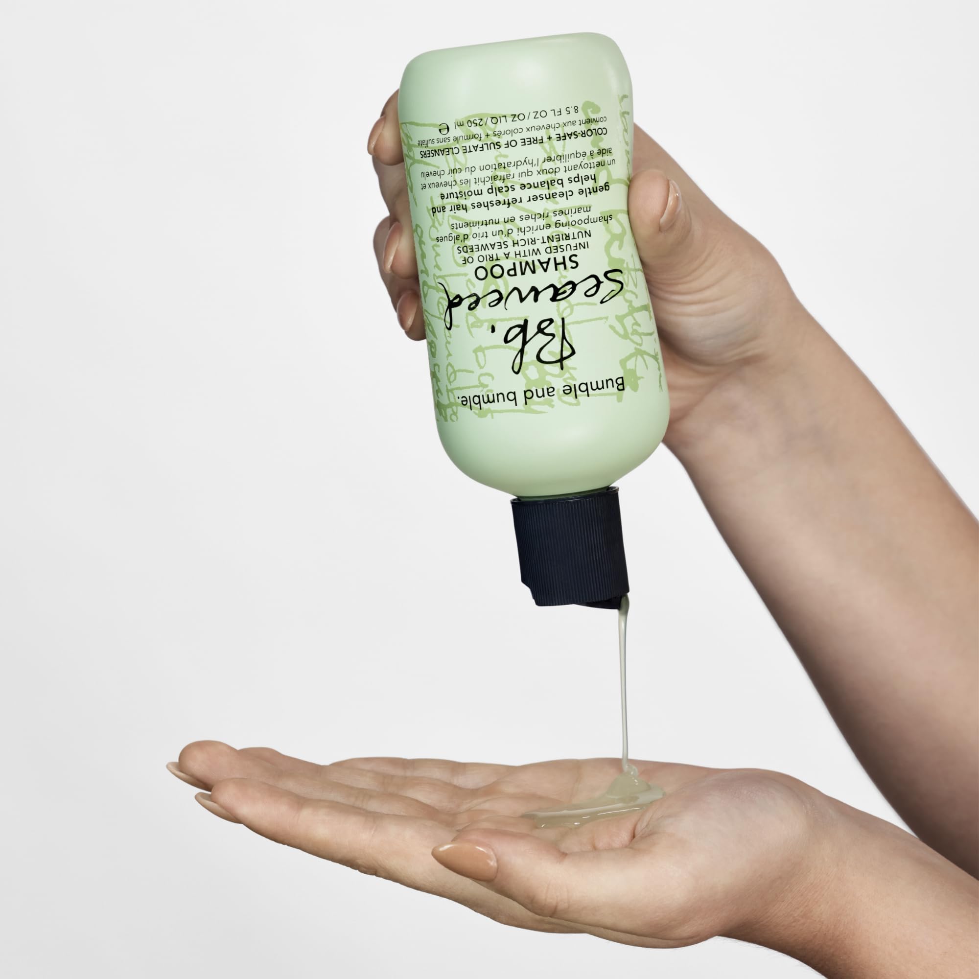 Bumble and bumble. Seaweed Hydrating Shampoo | Gently Cleanses Without Stripping |Improves Scalp Hydration| Sulfate Cleanser Free | For Fine to Medium Curly Wavy Straight Hair