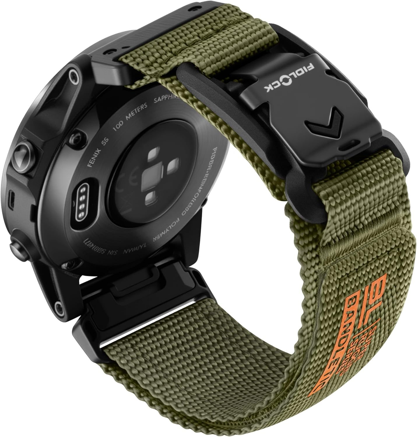 Garmin Fenix 6S 20mm Nylon Strap with Fidlock V-Buckle