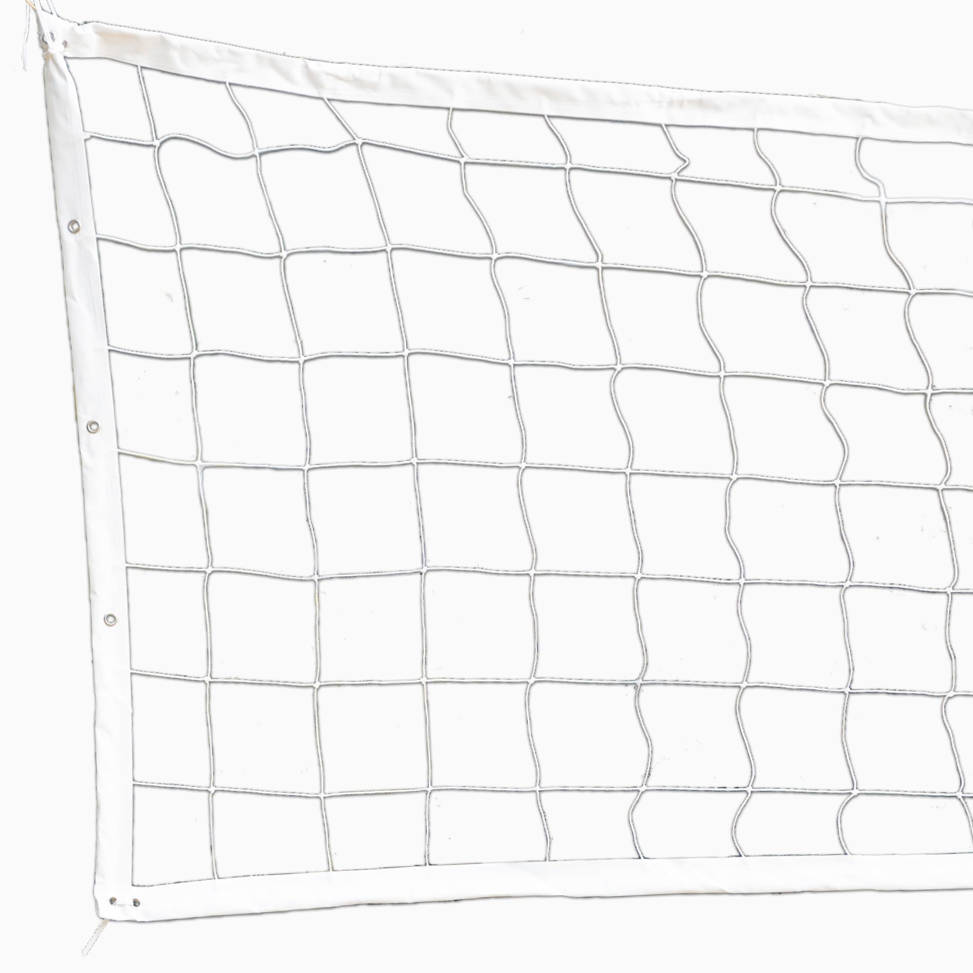 Volleyball Net for Backyard, Includes 32x3 Ft Regulation Size Beach Net, Portable Volleyball Net for Outdoor or Home Use - White