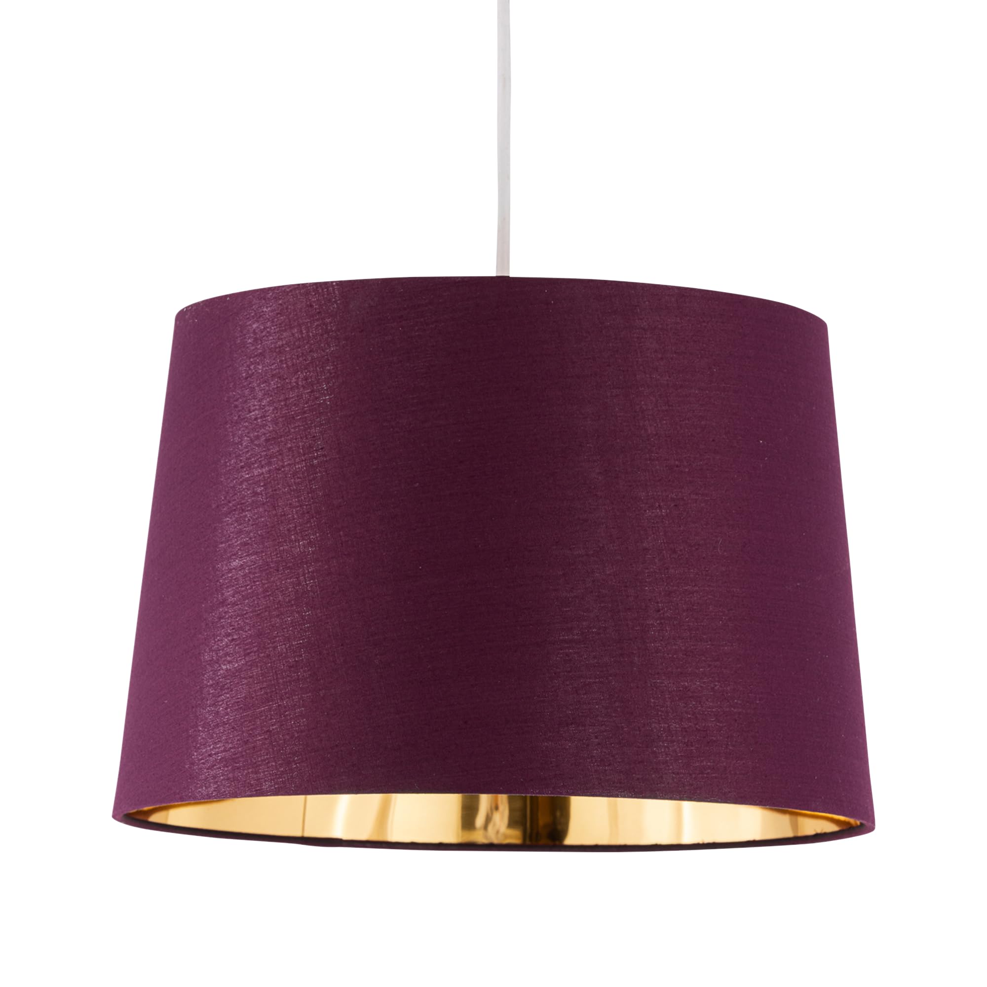 Zoey - Burgundy with Gold Inner 28cm Easy Fit Pendant or Lamp Shade