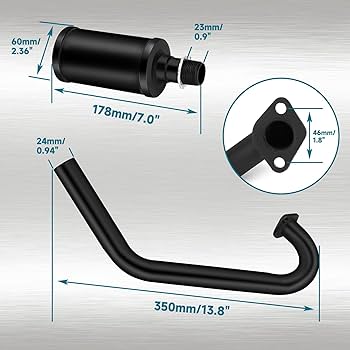 Amazon.com: FVRITO 212cc Exhaust Muffler Kit for Predator