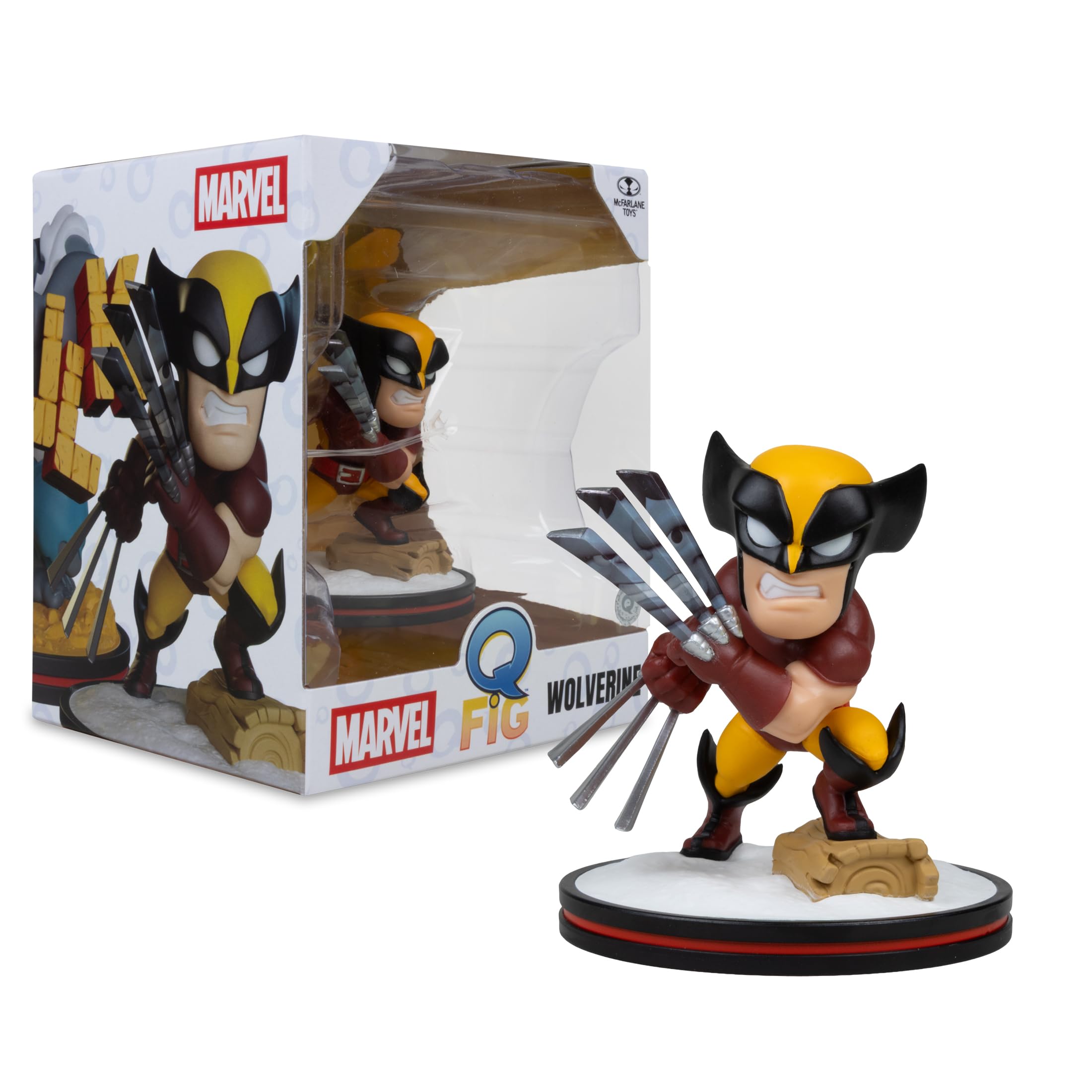 McFarlane Toys QMx Marvel Wolverine 4.5" Posed Q-Fig