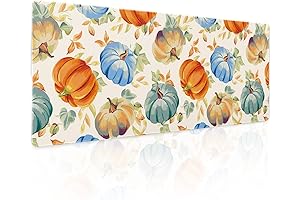 Fall Leaves and Pumpkins Gaming Mouse Pad: Elevate Your Workspace