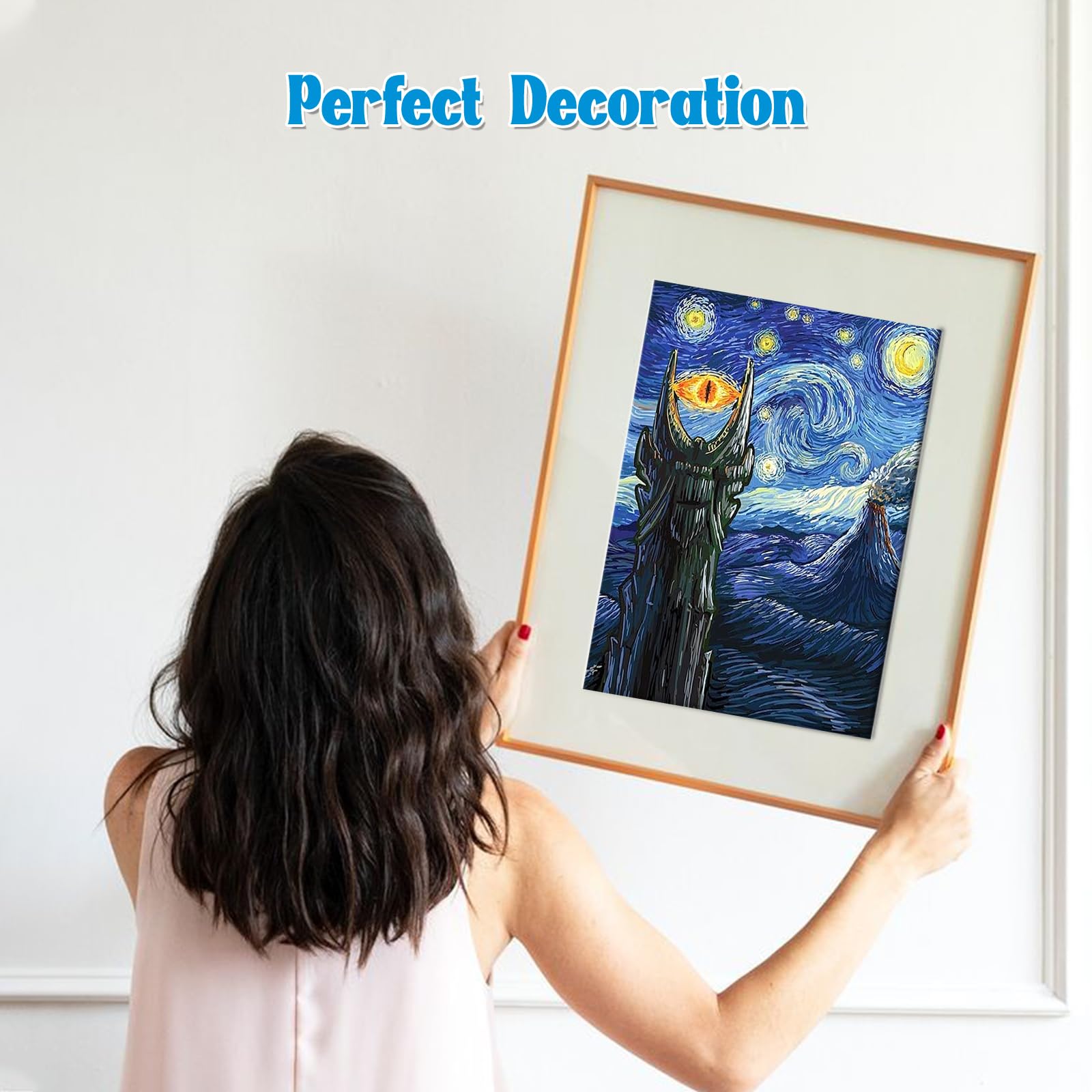 NAIMOER Kit Diamond Painting 5D Per Adulti: Alce, Dimensioni 30x40 Cm, Trapani Rotondi, Tela Impermeabile, Più Diamanti Inclusi