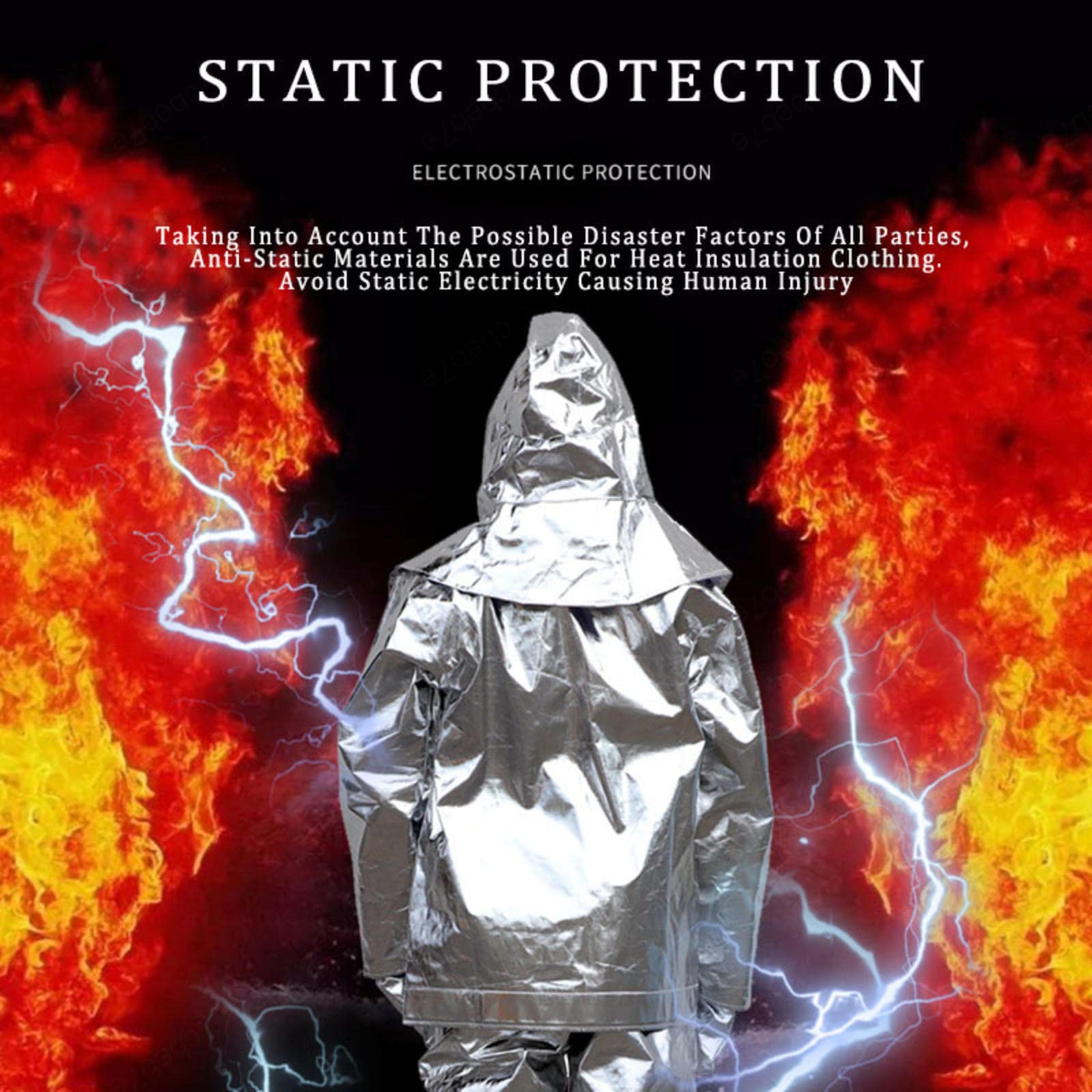 Amazon.com: Fire Protection Suit Inflaming Retarding Suit Aluminum