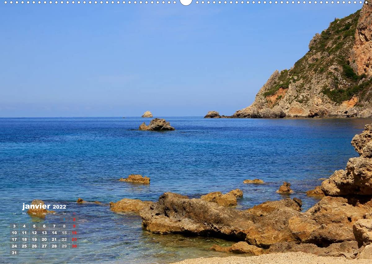Rivages pittoresques (Premium, hochwertiger DIN A2 Wandkalender 2022, Kunstdruck in Hochglanz): Découvrez les rivages pittoresques de la Grèce, de ... du Portugal. (Calendrier mensuel, 14 Pages )