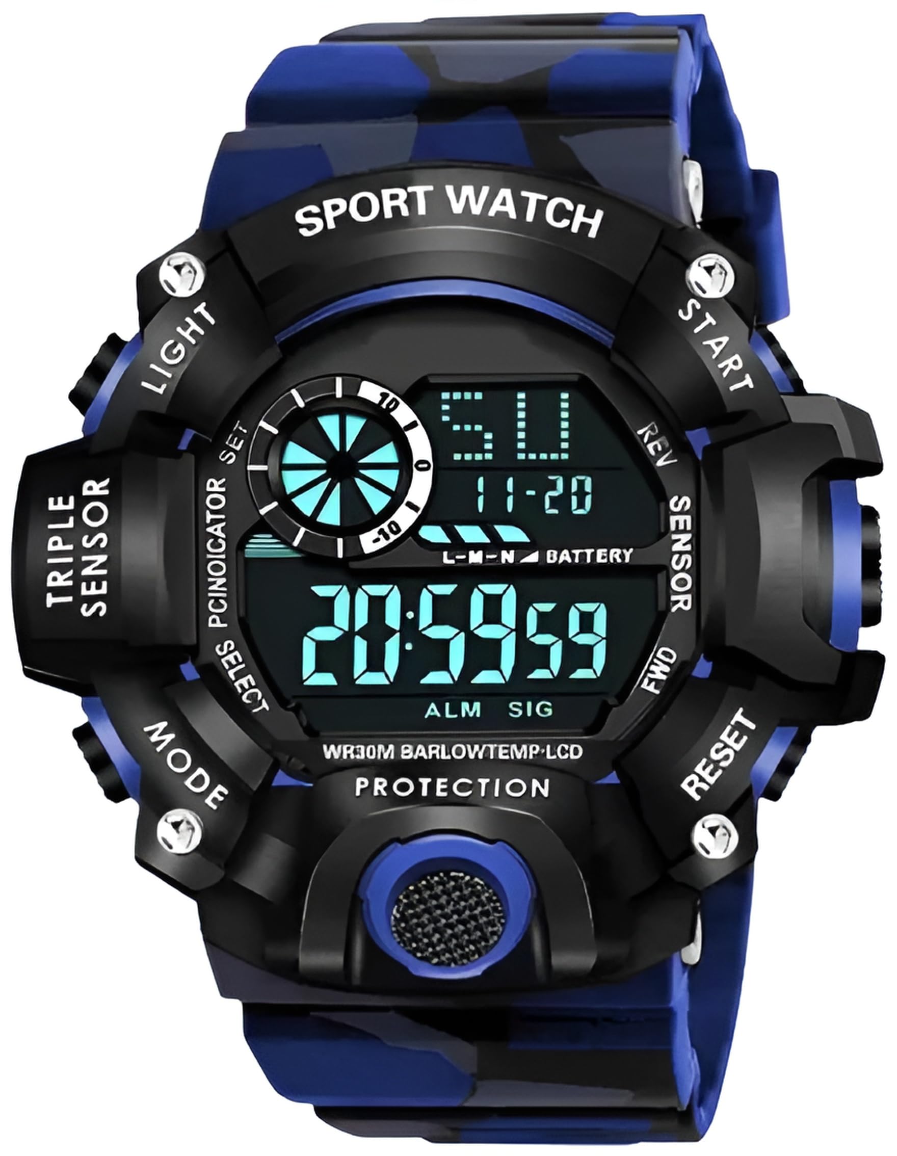 Hala Watch for Boys | 6 Months Warranty | Kids Watch for Boys, Watches for Boys, Watch for Kids, Digital Watch, Watch, Boys Watch, Digital Watch for Boys with Alarm/Nightlight Show (G90 Blue) (B0CWF9TNTR) Amazon Price History, Amazon Price Tracker