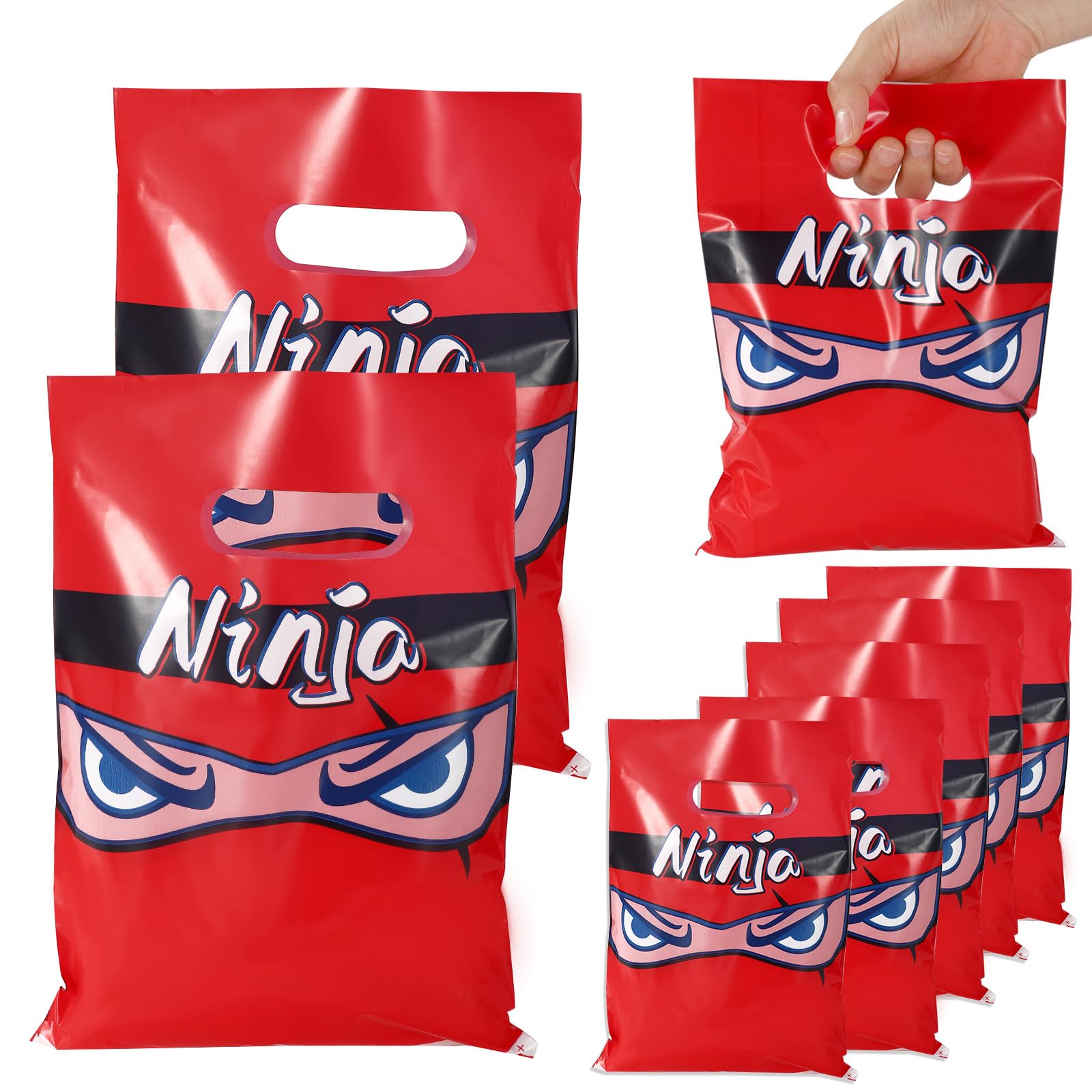 Amazon.com: BOXOB 50pcs Ninja Gift Bags, Red Karate Candy Treat