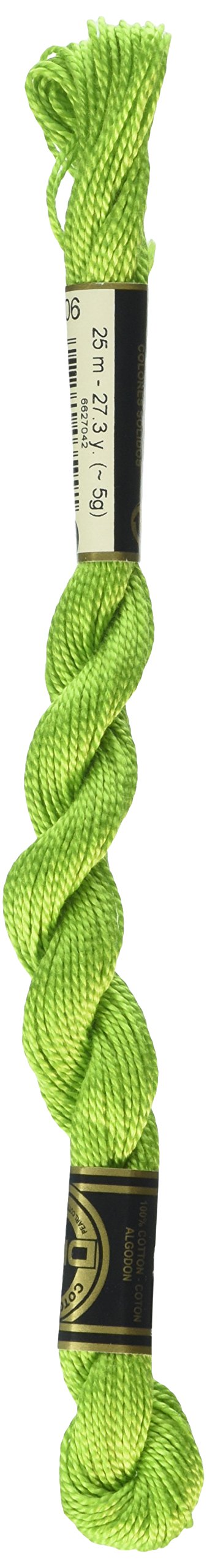 Dmc Light Parrot Green 115 5-907 Pearl Cotton Thread, Size 5