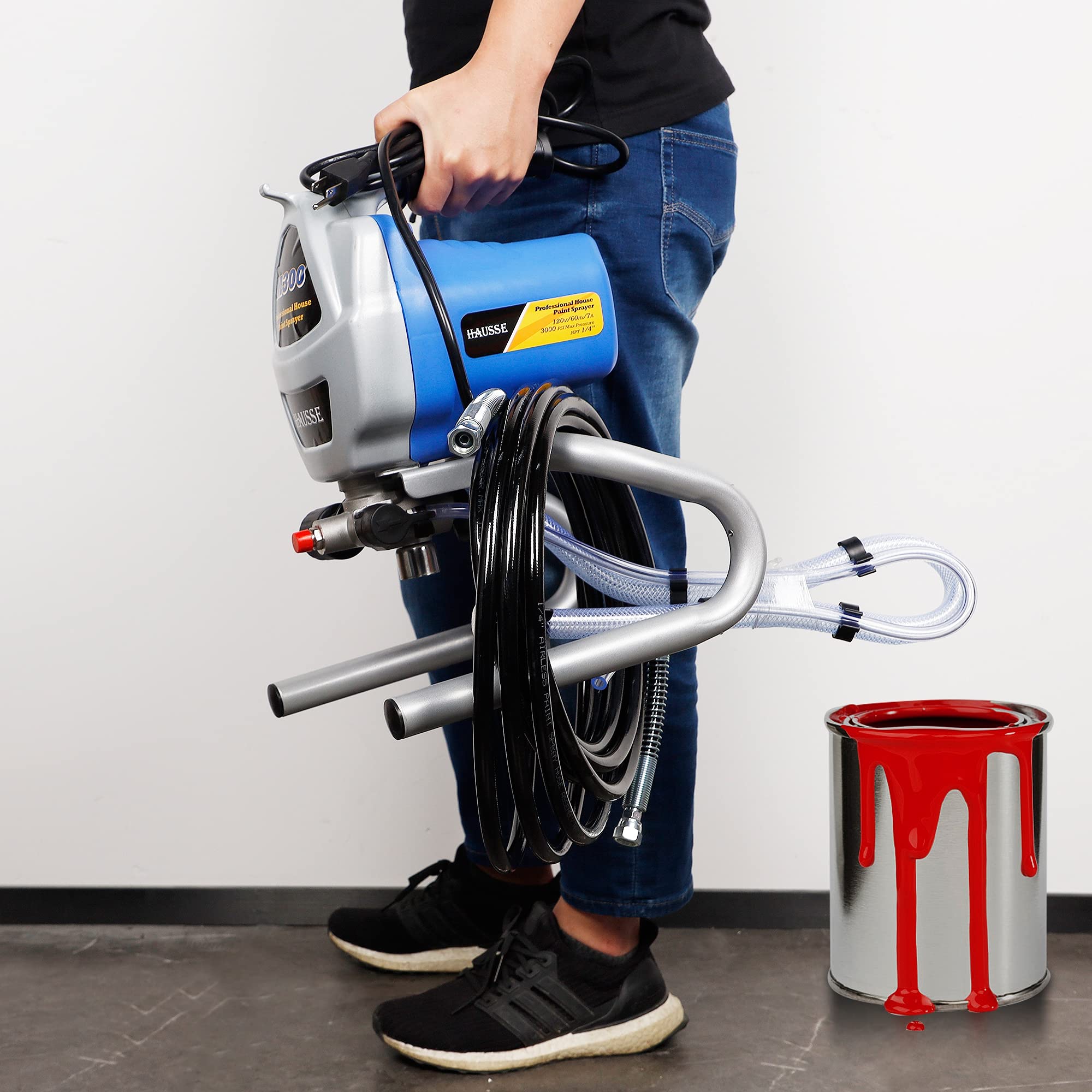 Hausse Electric Airless Paint Sprayer Spray Gun, 3000PSI Project