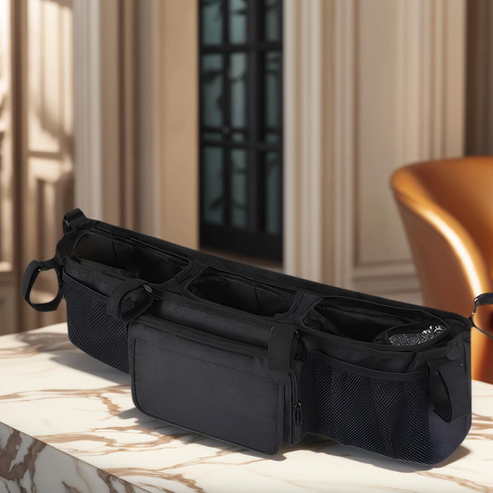 Porte-Gobelet Pour Poussette Double Pliable Léger Organisation 3