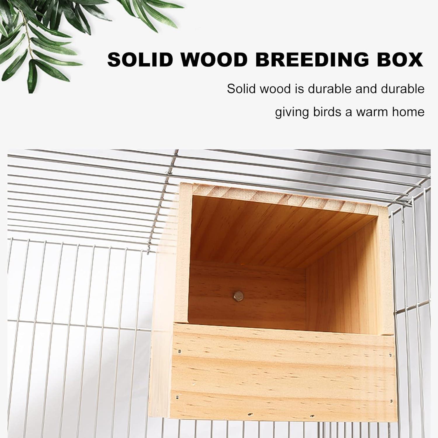 Jaula para Loros, Jaula de Vuelo, Jaula de Vuelo para pájaros de Acero Inoxidable de 24 Pulgadas con Escalera en el Techo para cacatúas, periquitos y pájaros