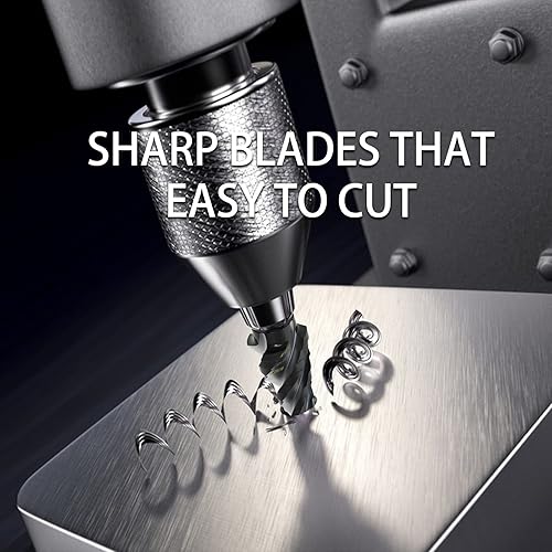 Miniatura 5 de Broca de cobalto M35 con cuatro flautas en espiral, 316 a 78 pulgadas (12 tamaños de paso), ideal para metal, acero inoxidable, madera, plástico,