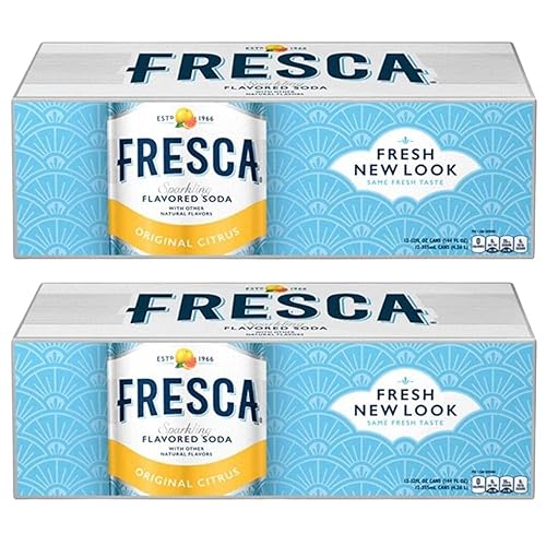 Miniatura 1 de Fresca Original Grapefruit Citrus Soda Bundled by Louisiana Pantry (Original Grapefruit Citrus, paquete de 24 latas de 12 onzas)