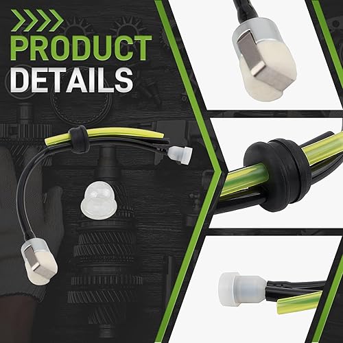 Miniatura 2 de CARBBIA Kit de afinación de 2 piezas de filtro de línea de combustible con ojal para Echo GT225 GT200 PE225 SRM225 SRM2100 SRM210 SRM211 SRM2110