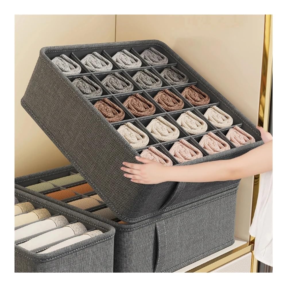 Griglie Catione PP Calzino Pantaloni Semplicità Organizzatori di Armadietti e Cassetti Caselle di Ordinamento Casa Scatola Organizzatore Storage Box (7 Griglie (5 pezzi)