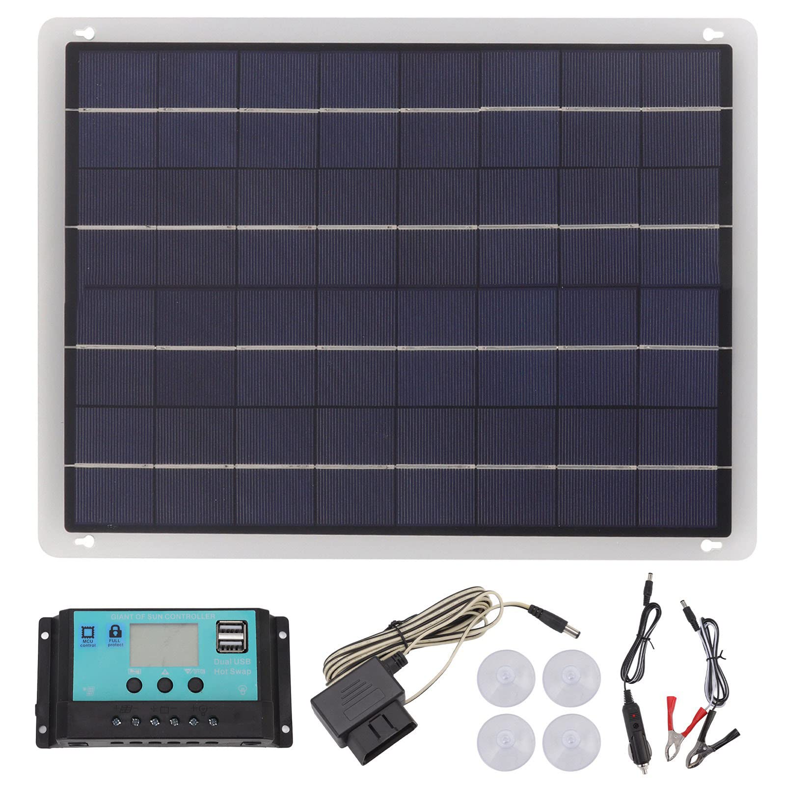 Panneau Solaire Monocristallin 1.5W 5V USB - Flexible Et Portable Pour Projets DIY | Chargeur Solaire Mini