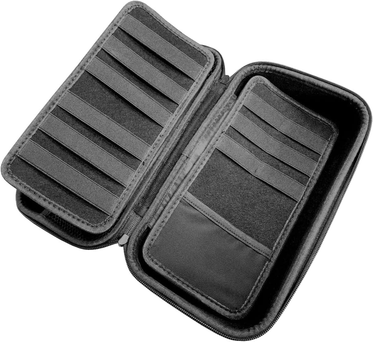 Golf Accessories Storage Case | Lightweight & Practical Golf Storage Organizer with Carabiner | Large Storage Space for Tees, Gloves, & Ball Caps Perfect Golf Gifts | Black